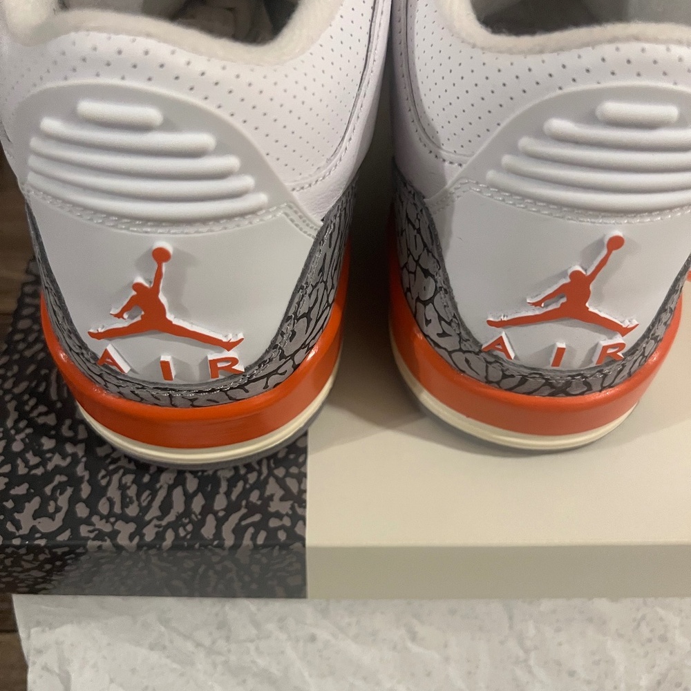 Orange Air Jordan 3